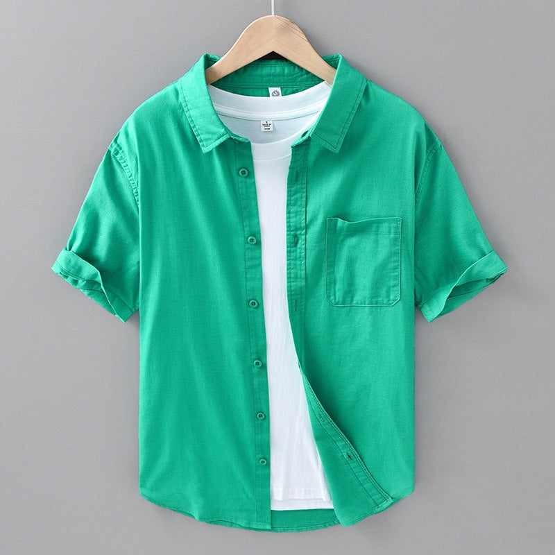 Tropicana 100% Linen Short Sleeve - Edward Fraiser