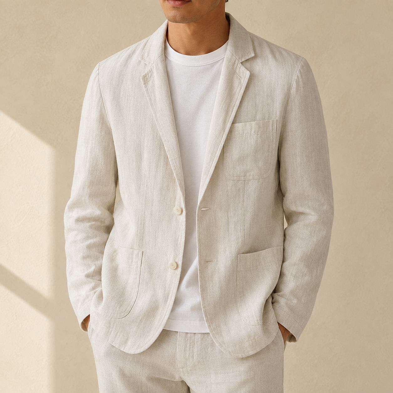 Alberobello Relaxed Linen Blazer