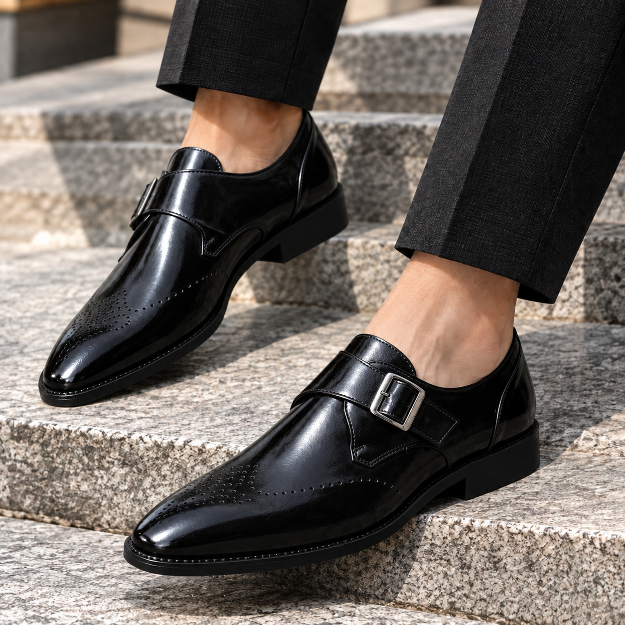Palamos Monk Strap Brogues