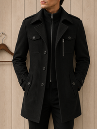 Getaria Tailored Wool Overcoat