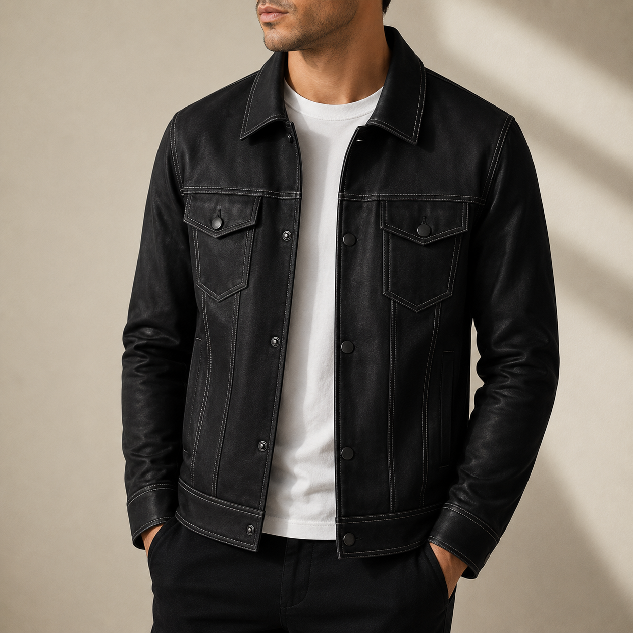 Chania Suede Retro Jacket