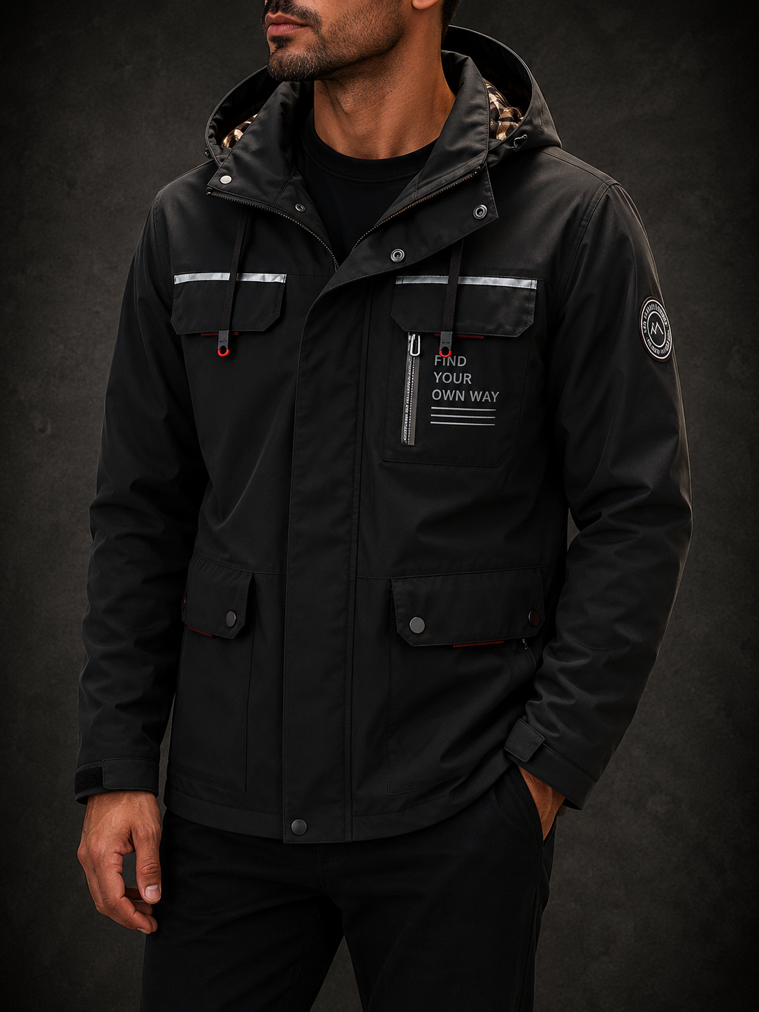 Gordes Hooded Multi-Pocket Jacket