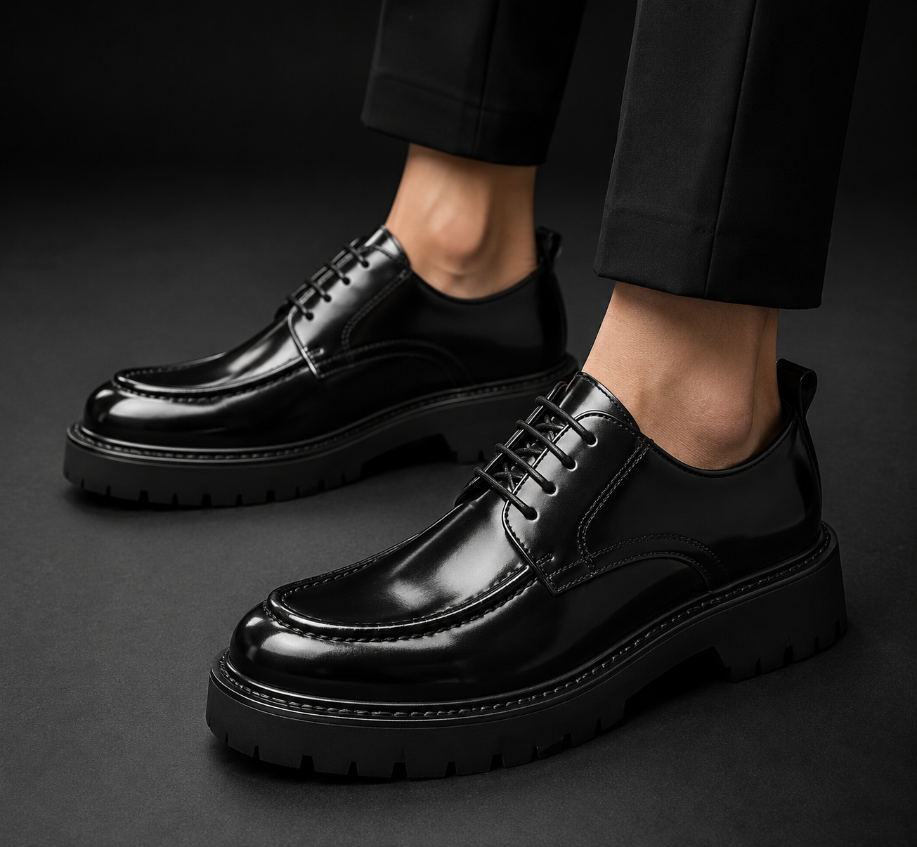 Beaulieu Chunky Sole Derby Shoes