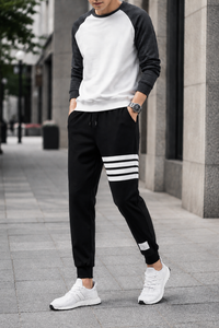 Ansouis Striped Jogger Sweatpants