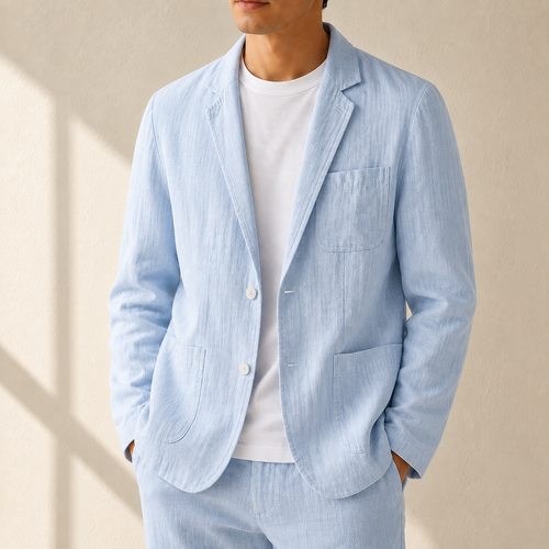 Alberobello Relaxed Linen Blazer