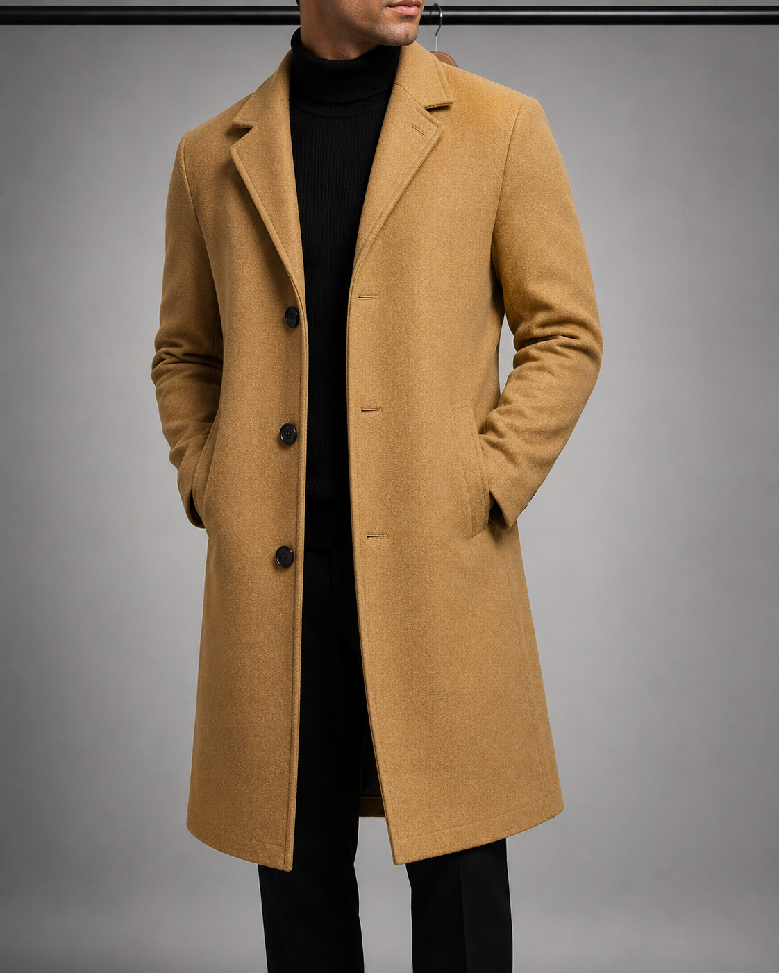 Samos Slim Longline Overcoat