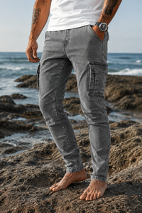 Ragusa Slim Cargo Denim Jeans