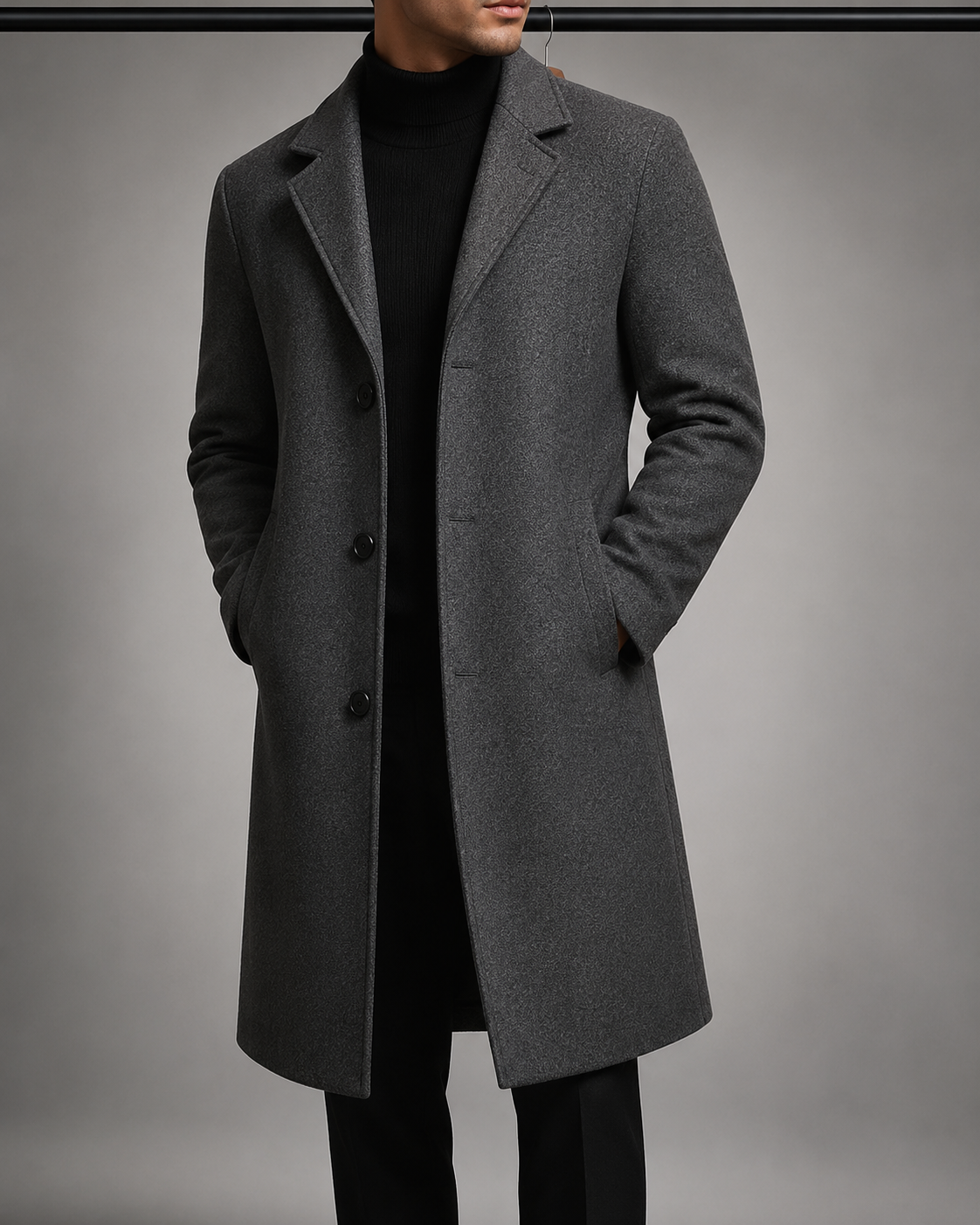 Samos Slim Longline Overcoat