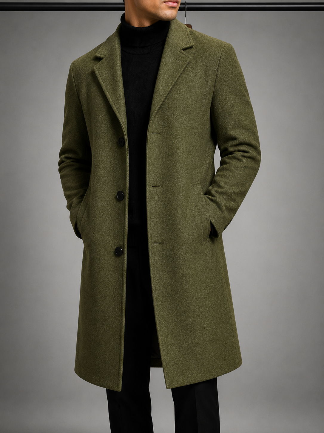Samos Slim Longline Overcoat