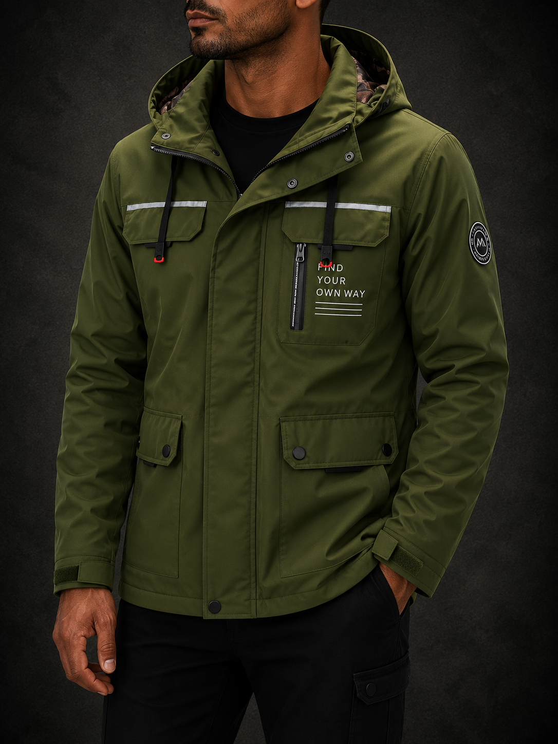 Gordes Hooded Multi-Pocket Jacket