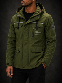 Gordes Hooded Multi-Pocket Jacket