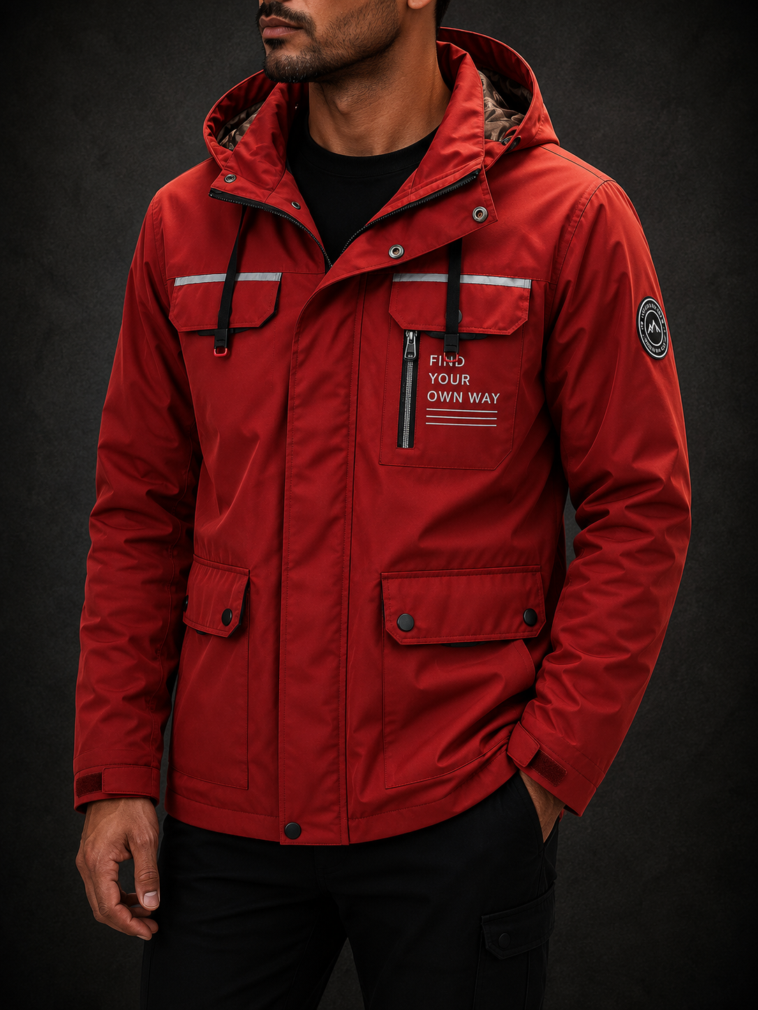 Gordes Hooded Multi-Pocket Jacket