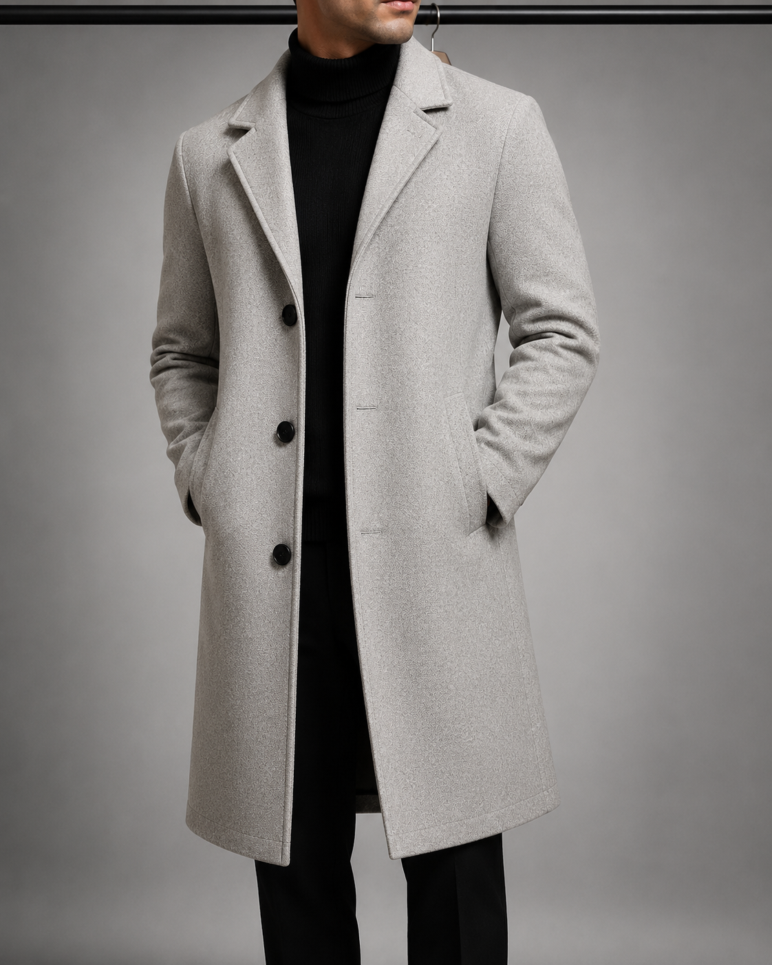 Samos Slim Longline Overcoat