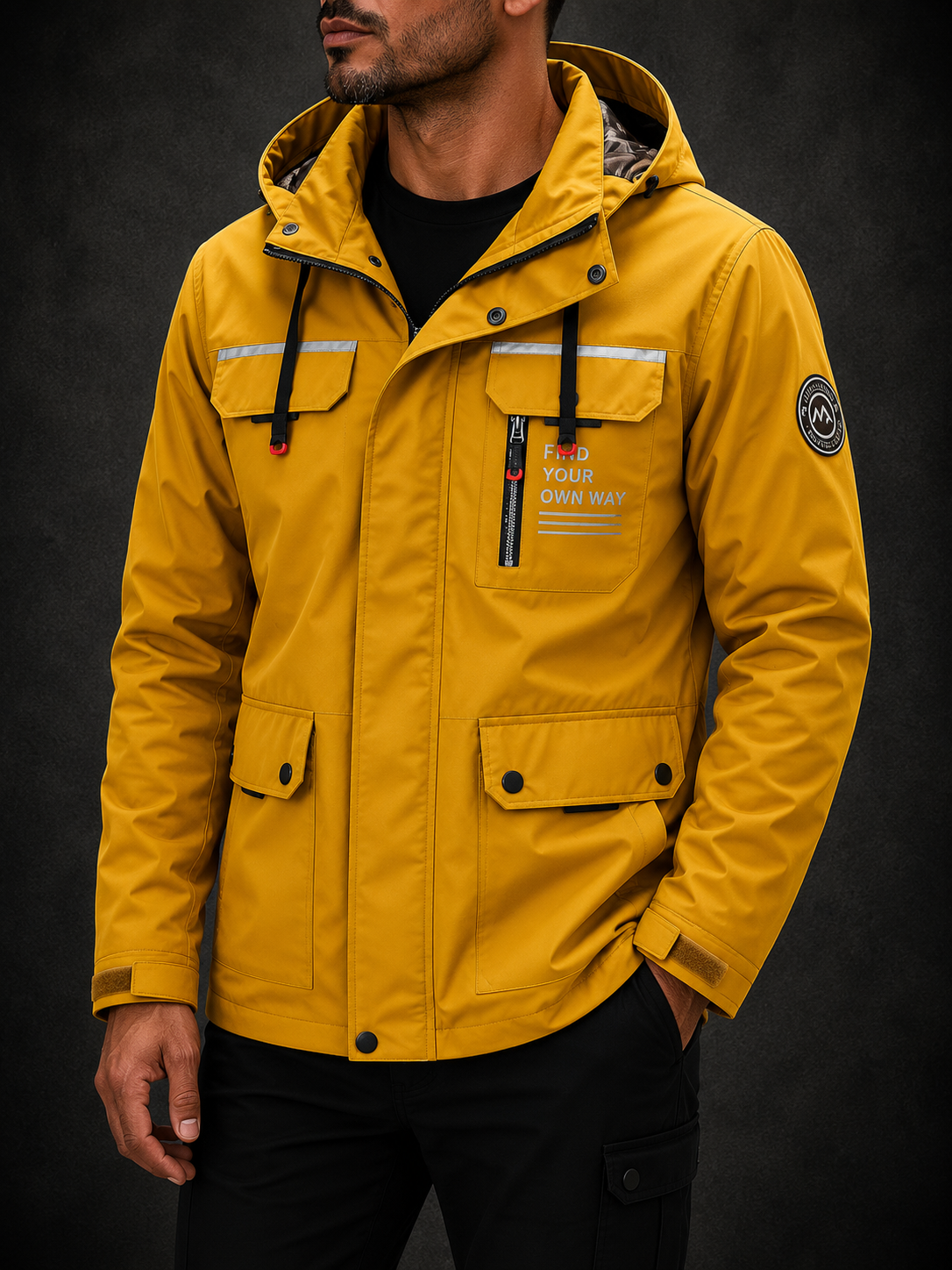 Gordes Hooded Multi-Pocket Jacket